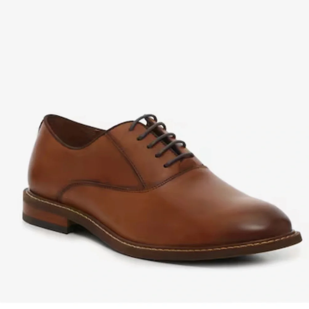 Vince Camuto Lawson Oxford cognac brown lace up men’s shoes Sz 13